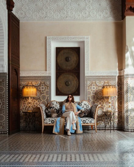 Séance photo éditoriale au Royal Mansour Marrakech - Photographie de mode haut de gamme