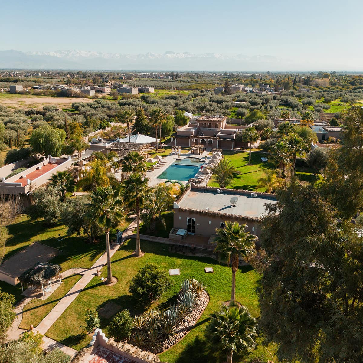 Prise de vue aérienne par drone à Marrakech - Rawmedia